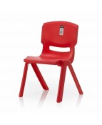 HOUZE - Signature Kids Chair with Backrest (Red) - 1 PC ...