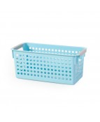 HOUZE - Rectangle Dotz Storage Basket(Small) BLUE - 1 P ...